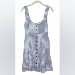 American Eagle Blue and White Striped Dress